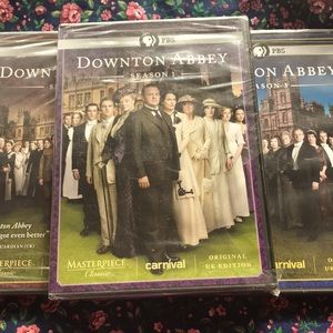 - Downton Abbey season 1,2 and 3